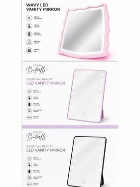 LED Vanity Mirror with Lights – New in Box